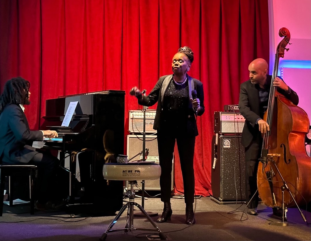 Catherine Russell performing live